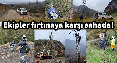 Başkent EDAŞ fırtınaya karşı tüm Batı Karadeniz'de sahada