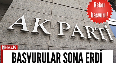 Başvurular sona erdi
