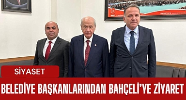 Belediye Başkanlarından Bahçeli’ye ziyaret