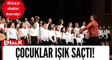 Çocuklar ışık saçtı!