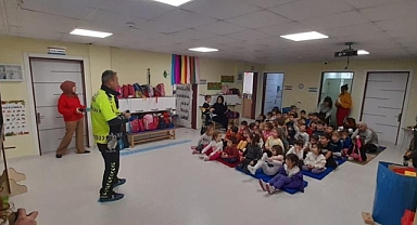 Çocuklar, trafik eğitimi aldı