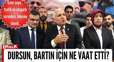 Dursun, Bartın için ne vaat etti?