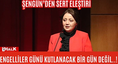 Engelliler Günü kutlanacak bir gün değil!