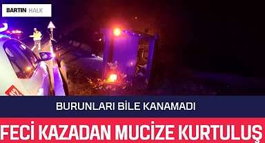 Feci kazadan mucize kurtuluş