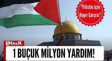 Filistin'e milyonluk yardım!