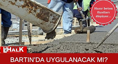 Hazır beton fiyatları düşüyor