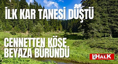 İlk kar yağışı gerçekleşti