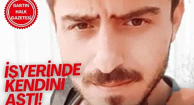 İşyerinde kendini astı!