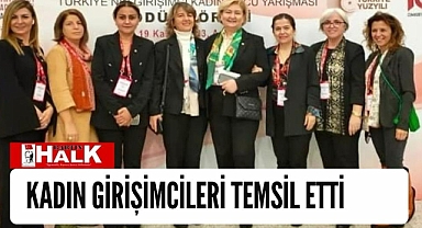 Kadın girişimcileri temsil etti