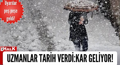 Kar geliyor!