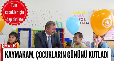 Kaymakam, Dünya Çocuk Hakları Günü'nü kutladı