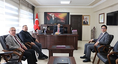 Kurum Müdürlerinden Kaymakam’a ziyaret