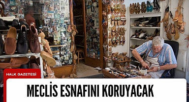 Meclis esnafını koruyacak