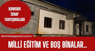 Milli eğitim ve boş binalar..