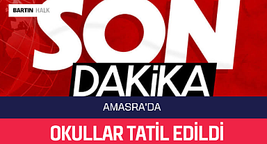 Okullar tatil edildi