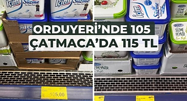 Orduyerinde 105 Çatmaca'da 115 TL