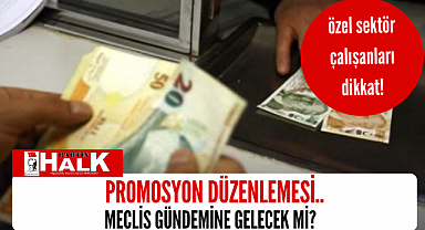 Promosyon düzenlemesi..