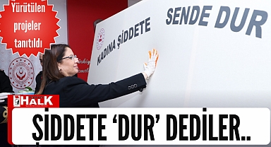 Şiddete 'dur' dediler..