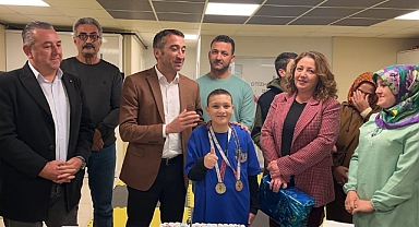 Spor İl Müdürü Akkaş’tan Arda Yirmibeş’e tebrik