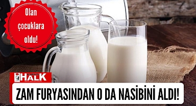 Süte zam geldi!