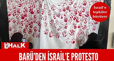Üniversite öğrencileri, İsrail’i protesto etti!