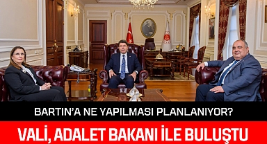 Vali, Adalet Bakanı ile buluştu