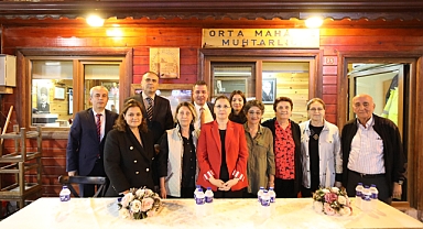 Vali, muhtarları ziyaret etti