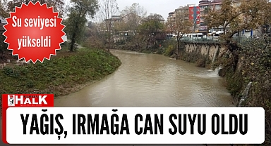 Yağış, ırmağa can suyu oldu