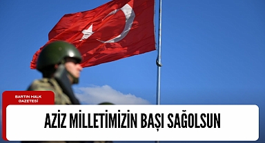 Aziz milletimizin başı sağolsun