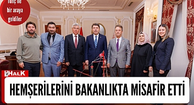Bakan Tunç, hemşerilerini ağırladı