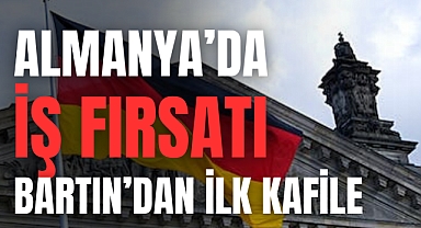 Bartın'dan Almanya'ya ilk kafile