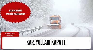 Köy yolları kapandı