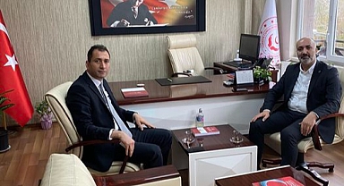Küçük’ten Yeni Müdüre hayırlı olsun ziyareti