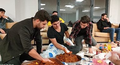 Öğrencilere çiğköfte’li etkinlik