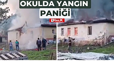 Okulda yangın çıktı!