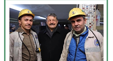Şehit madencileri andı..