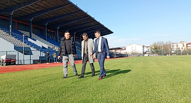 Yeni Başkan Atatürk Stadı'nı inceledi