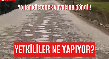 Yollar köstebek yuvasına döndü!
