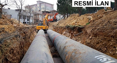 KÖYDES KAPSAMINDA İDAREMİZ TARAFINDAN YAPILAN ALTYAPI ÇALIŞMALARINDA KULLANILMAK ÜZERE BORU ALIMI İŞİ