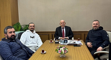 Kozcağız Belediyespor’dan başkan Karaman’a ziyaret