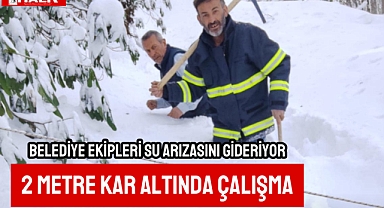 2 METRE KAR ALTINDA ÇALIŞMA