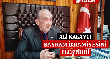 Ali Kalaycı Bayram İkramiyesini Eleştirdi