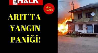 Arıt'ta Yanan Ev Kül Oldu