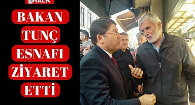 Bakan Tunç Bartın Esnafını Ziyaret Etti