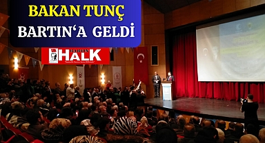 Bakan Yılmaz Tunç Bartın'a Geldi