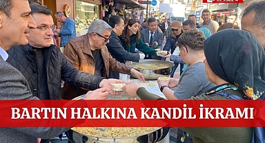 Bartın Halkına Kandil İkramı