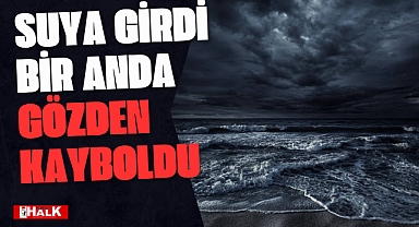 Bir anda gözden kayboldu