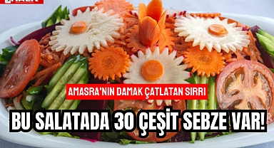 Bu Salatada 30 Çeşit Sebze Var!