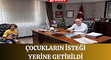 Çocukların İsteği Yerine Getirildi