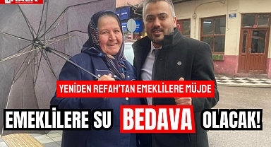 Emeklilere Su Bedava Olacak!